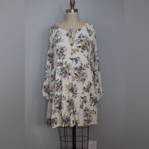 American eagle white floral print dress